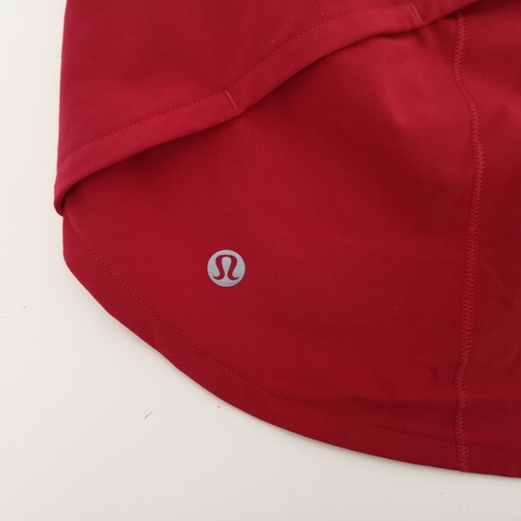 NWT LULULEMON DKRD Red LTWT Speed Up Low Rise 2.5" Lined Shorts 10 - Picture 7 of 8